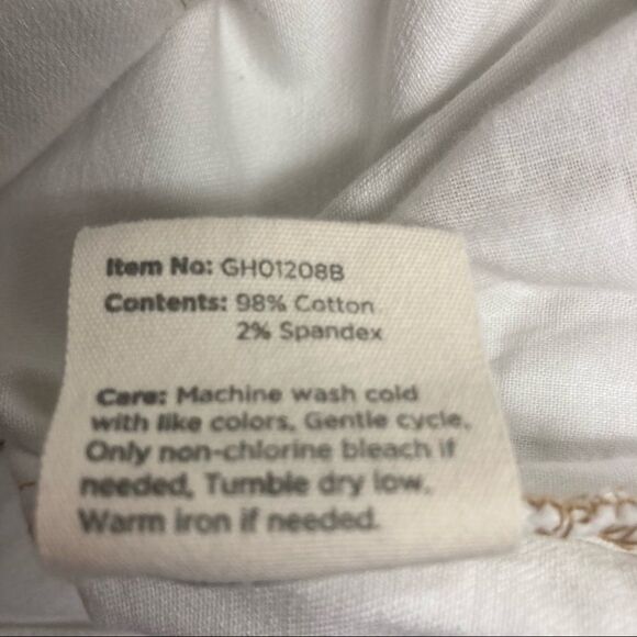 MATILDA JANE GOOD HART Windsor Straight Crop Size 10 White Jeans Inseam:26” - Picture 8 of 12